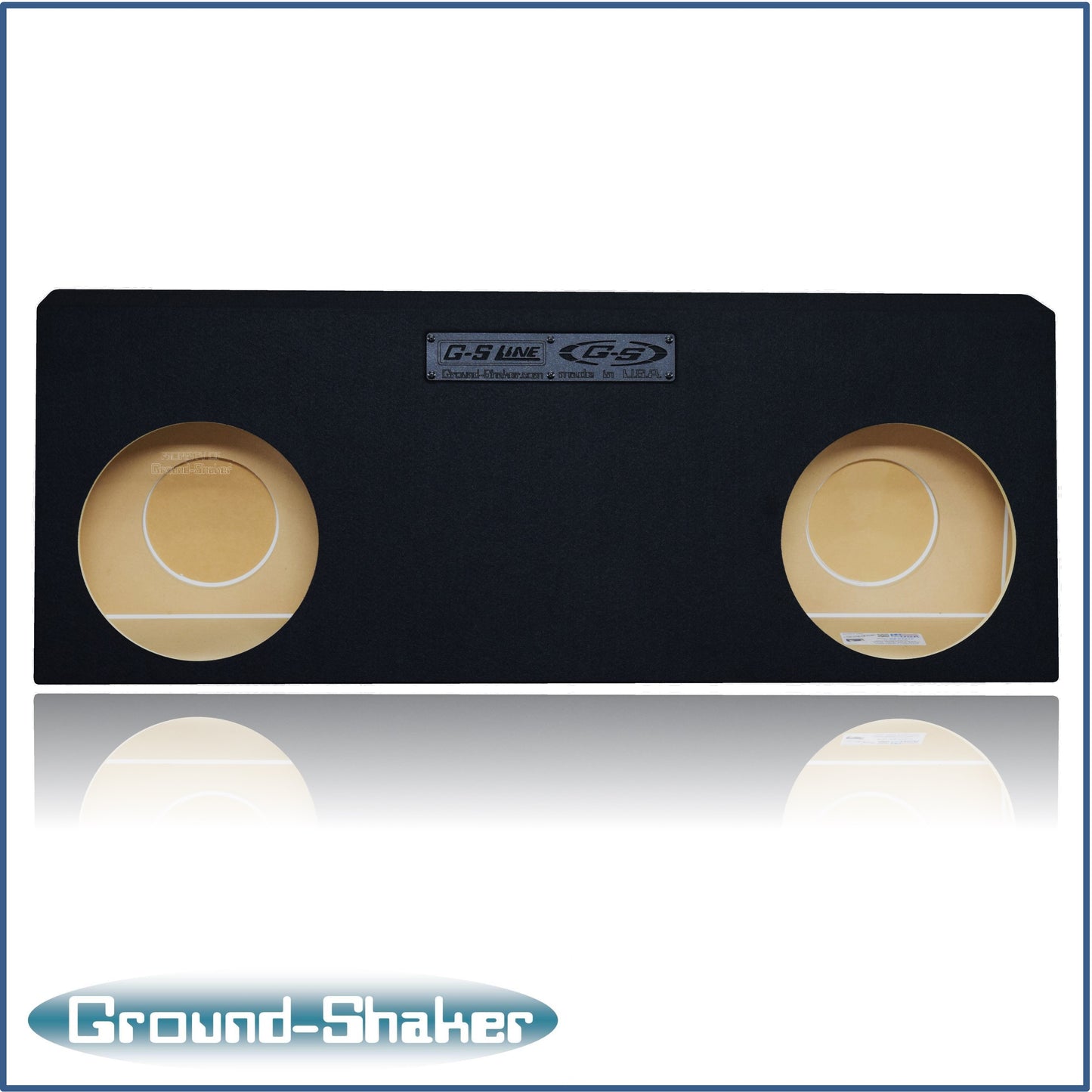 BLACK 12" DUAL PORTED SUB BOX