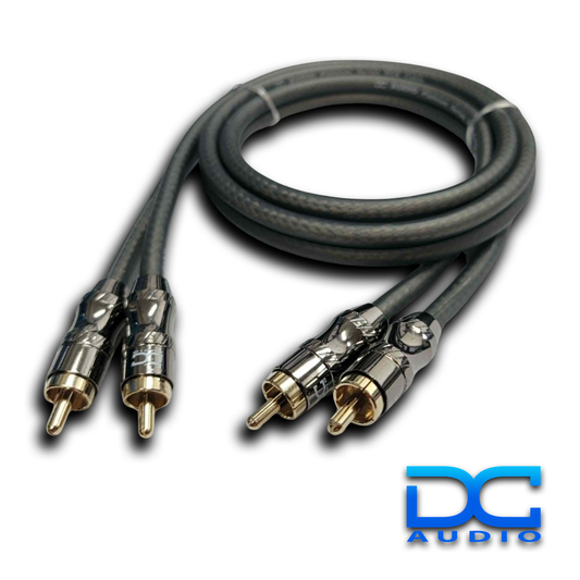 DC Audio 2-CHANNEL TWISTED PAIR RCA INTERCONNECT CABLE