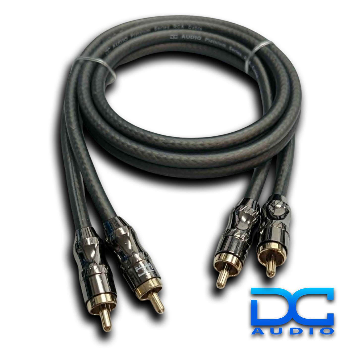 DC Audio 2-CHANNEL TWISTED PAIR RCA INTERCONNECT CABLE