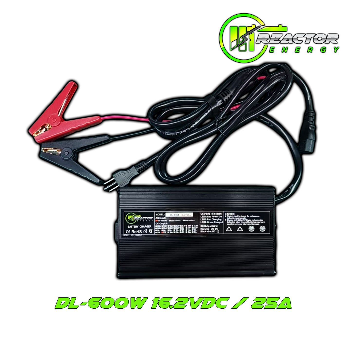 Reactor Energy 12v-16.2v 25A Lithium Charger