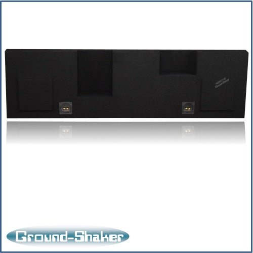 BLACK 12" DUAL SEALED TW3 SUB BOX, FITS 08-16 FORD F-350 CREW-CAB
