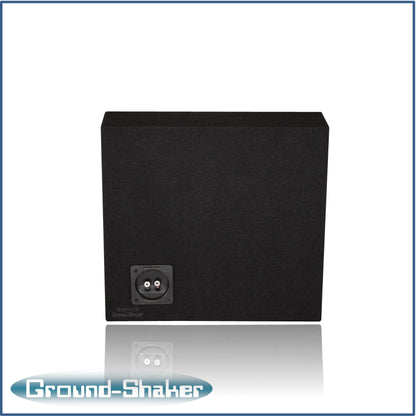 BLACK 10" SINGLE SEALED TRUCK SUB BOX