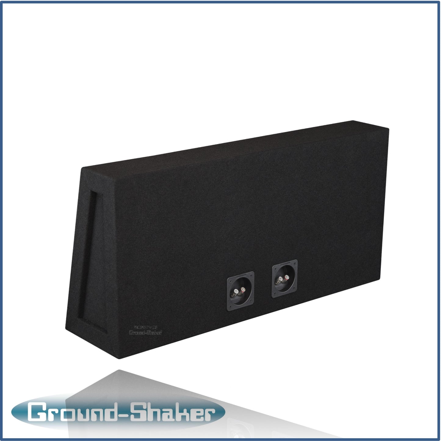 BLACK 10" DUAL SEALED TRUCK SUB BOX