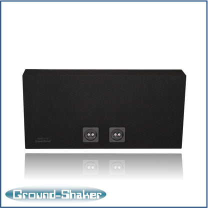 BLACK 10" DUAL SEALED TRUCK SUB BOX