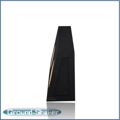 BLACK 12" DUAL SEALED TRUCK SUB BOX