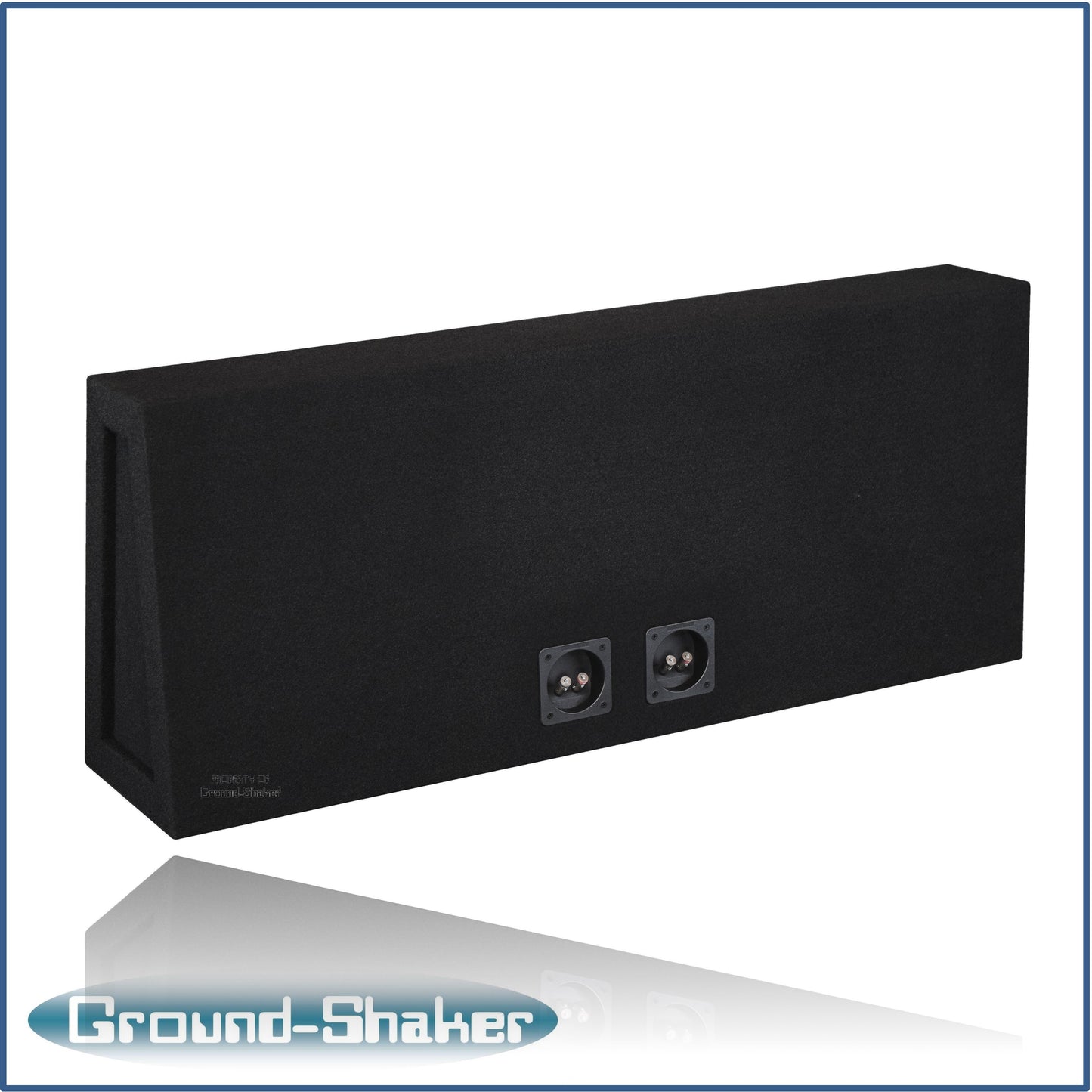 BLACK 12" DUAL SEALED TRUCK SUB BOX