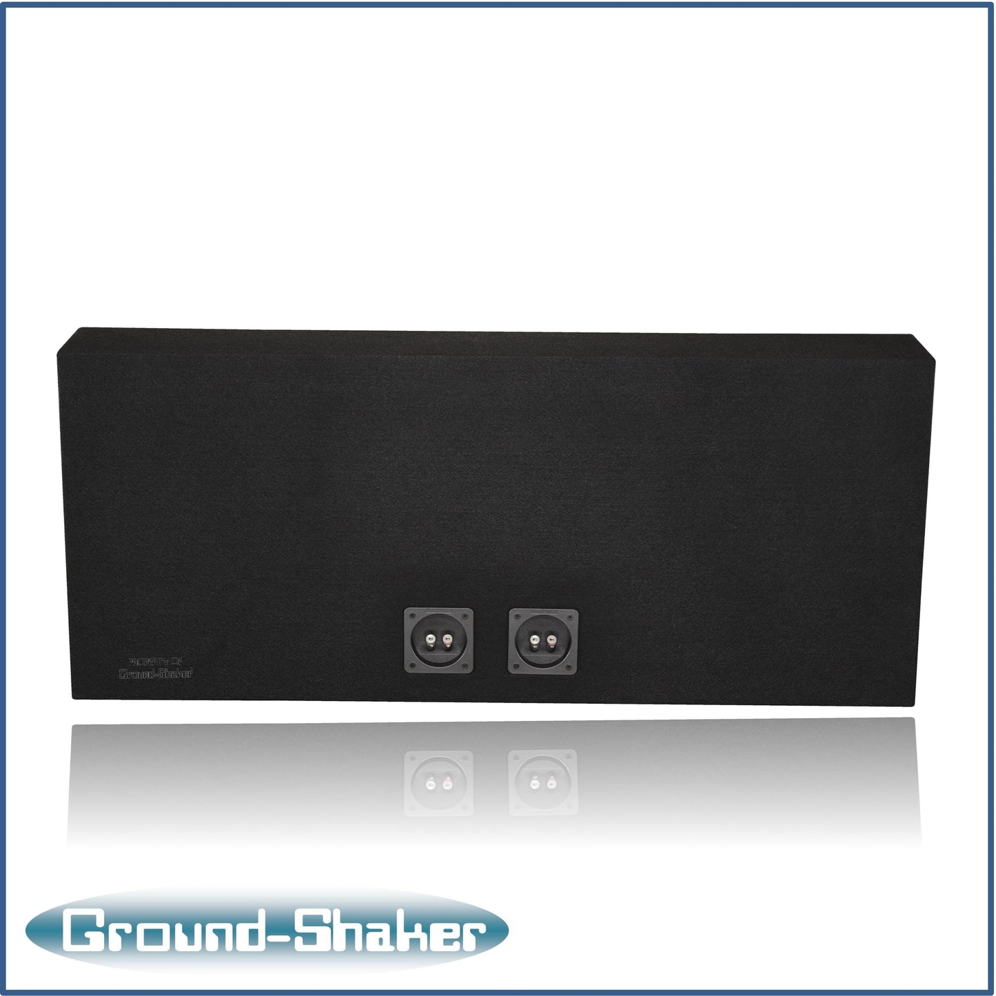 BLACK 12" DUAL SEALED TRUCK SUB BOX