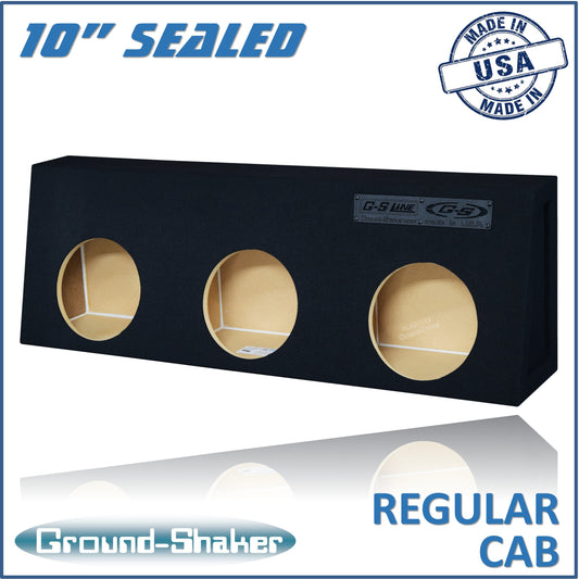 BLACK 10" TRIPLE SEALED SUB BOX