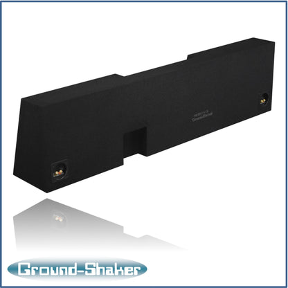 BLACK 10" DUAL SEALED SUB BOX, FITS 07-24 CHEVY SILVERADO REGULAR-CAB