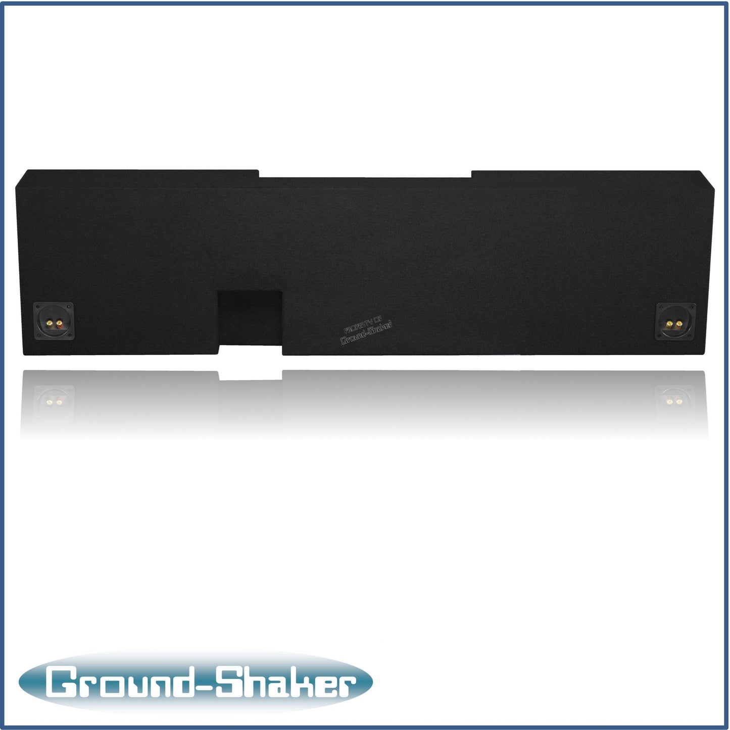 BLACK 12" DUAL SEALED SUB BOX, FITS 07-24 CHEVY SILVERADO REGULAR-CAB