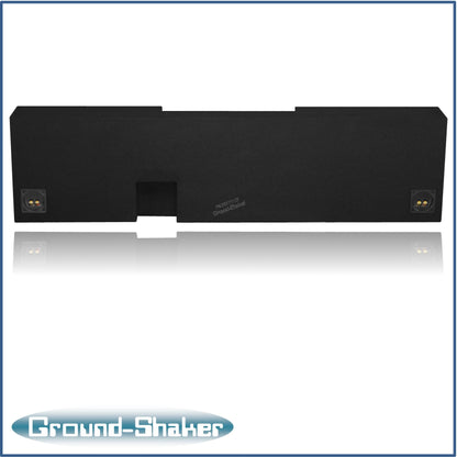 BLACK 12" DUAL SEALED SUB BOX, FITS 07-24 CHEVY SILVERADO REGULAR-CAB
