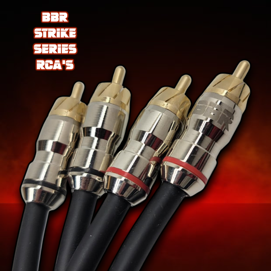 BBR 2 Channel RCA CABLE. Hand Made in the USA