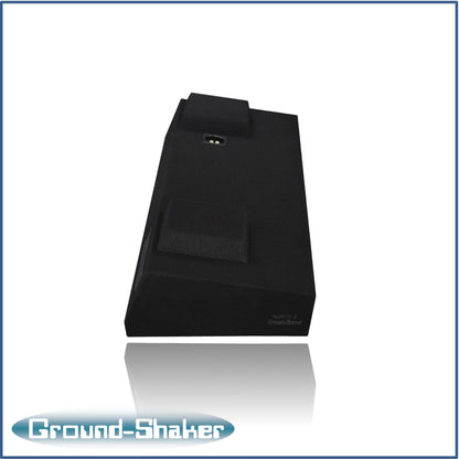 BLACK 10" DUAL SEALED SUB BOX, FITS 07-13 CHEVY SILVERADO CREW-CAB