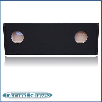 BLACK 8" DUAL SEALED SUB BOX, FITS 07-13 CHEVY SILVERADO CREW-CAB