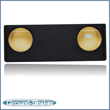 BLACK 13.5" DUAL JL TW5 SEALED SUB BOX, FITS 07-13 CHEVY SILVERADO CREW-CAB