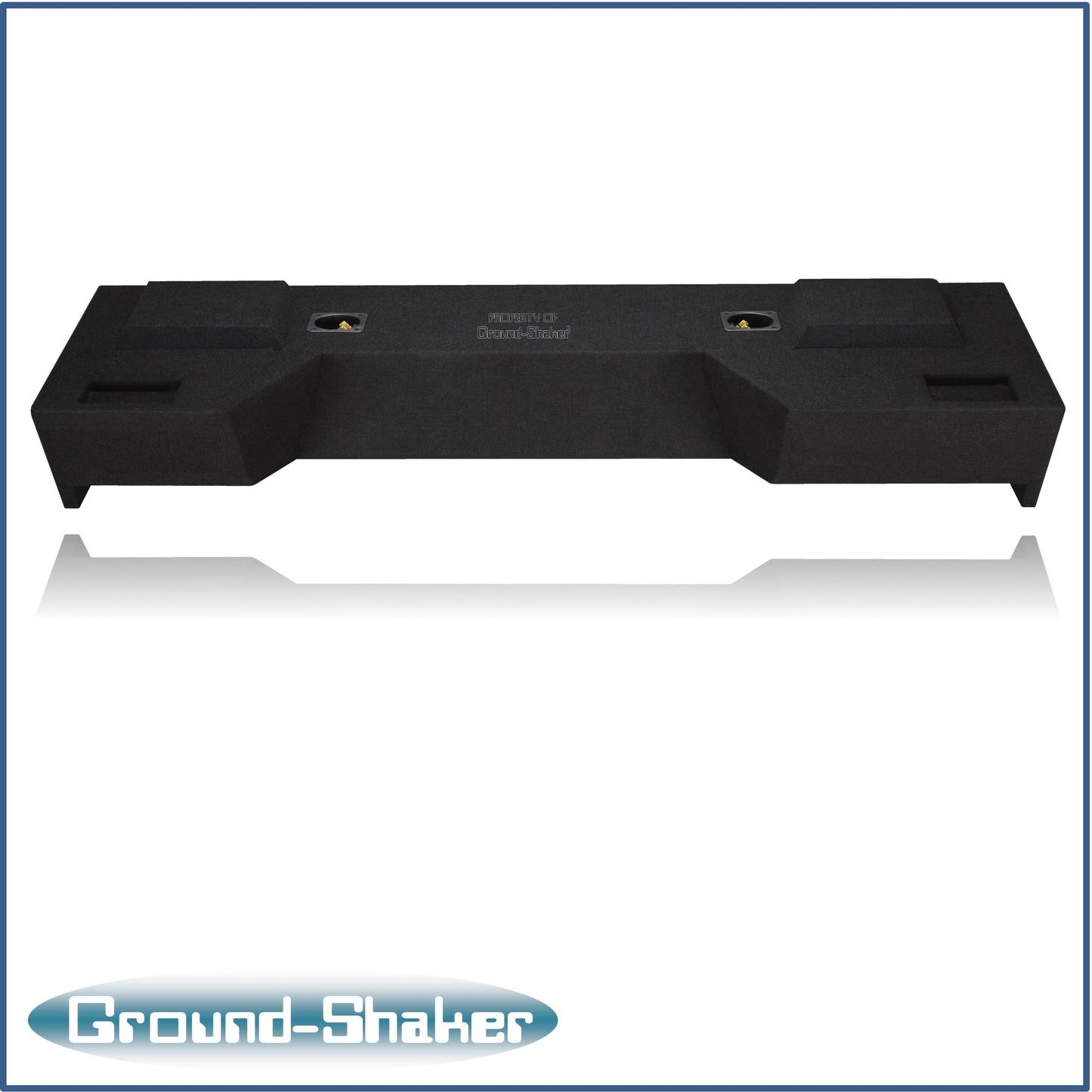 BLACK 8" DUAL PORTED SOLOBARIC SUB BOX, FITS 19-24 DODGE RAM 1500 CREW-CAB