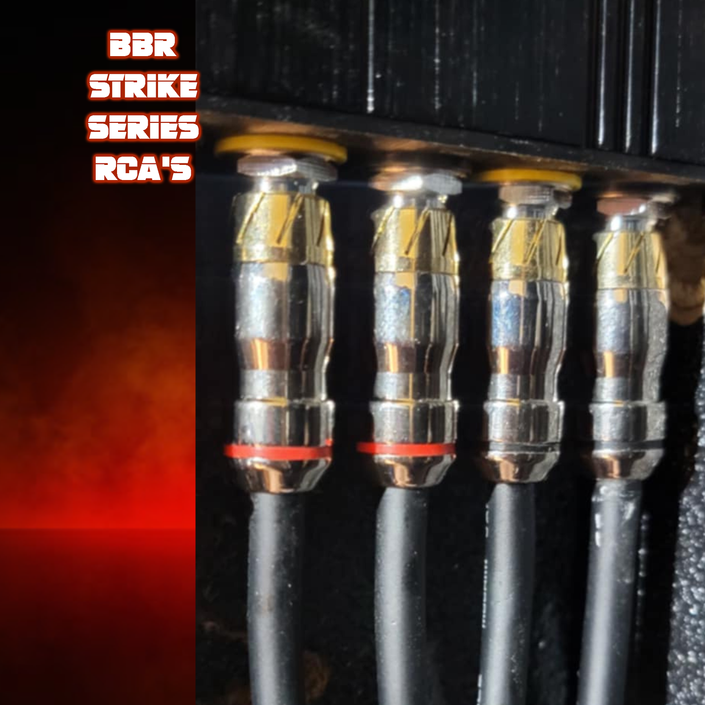 BBR Single Channel RCA CABLE. Hand Made in the USA