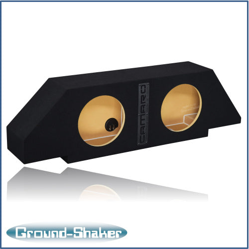 BLACK 10" DUAL SEALED SUB BOX, FITS 10-15 CHEVY CAMARO