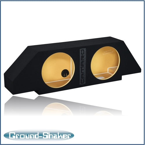 BLACK 12" DUAL SEALED SUB BOX, FITS 10-15 CHEVY CAMARO