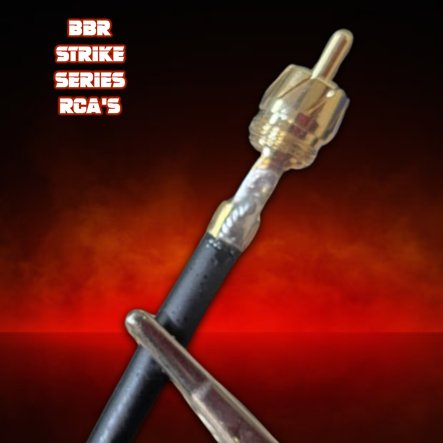 BBR Single Channel RCA CABLE. Hand Made in the USA