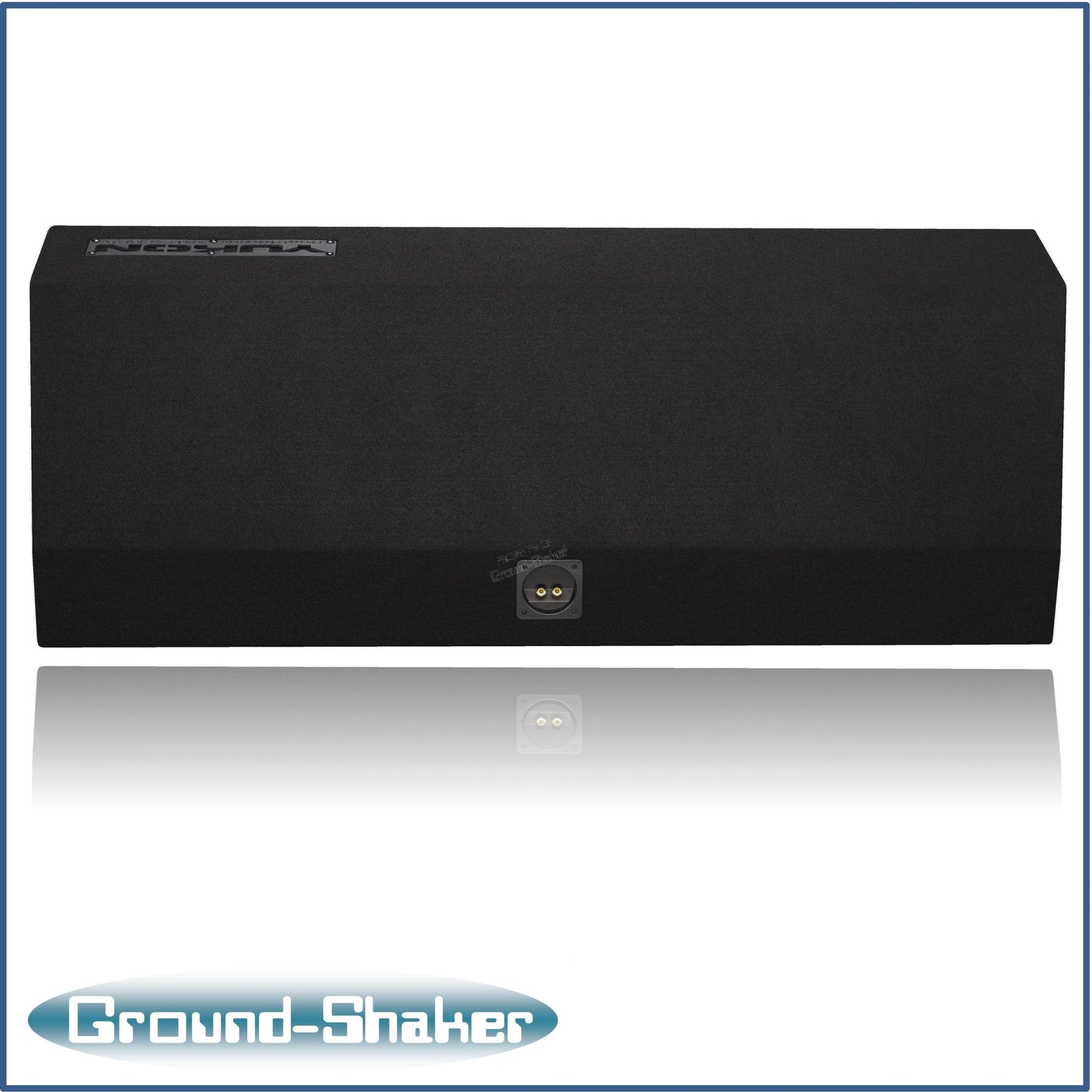 BLACK 15" SINGLE SEALED SUB BOX, FITS 92-24 GMC YUKON (w/3rd row seat)