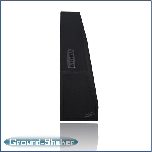 BLACK 15" DUAL SEALED SUB BOX, FITS 95-24 GMC YUKON (w/3rd row seat)