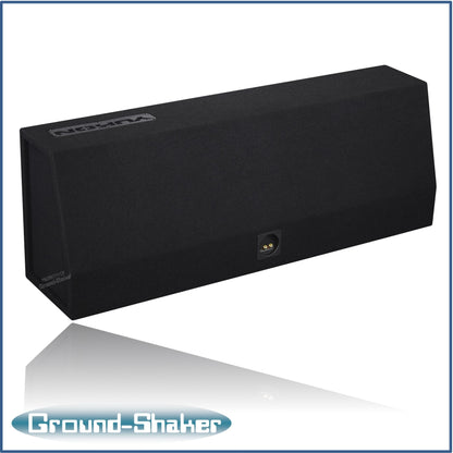 BLACK 15" SINGLE SEALED SOLOBARIC SUB BOX, FITS 92-24 GMC YUKON (w/3rd row seat)