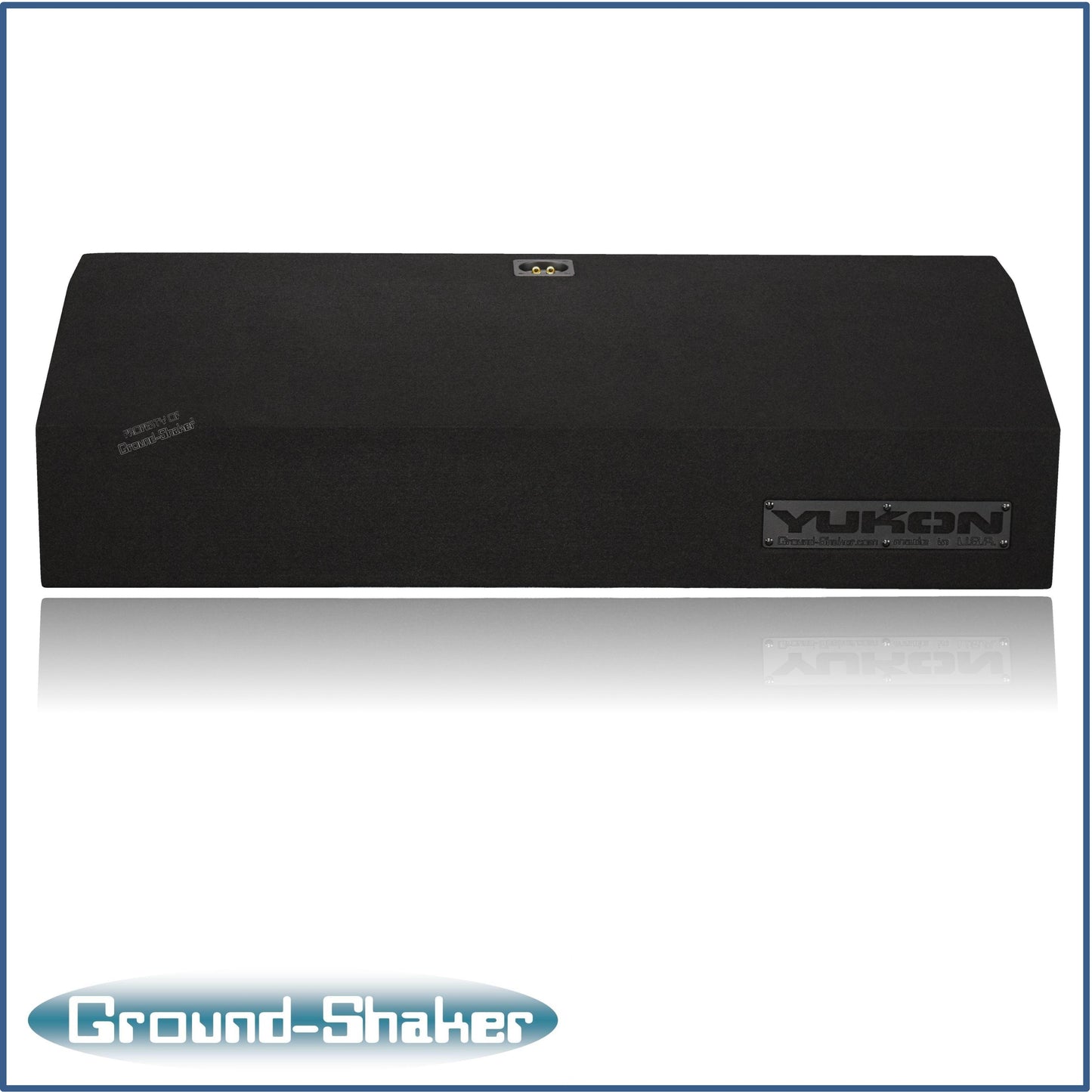 BLACK 15" SINGLE SEALED SOLOBARIC SUB BOX, FITS 92-24 GMC YUKON (w/3rd row seat)