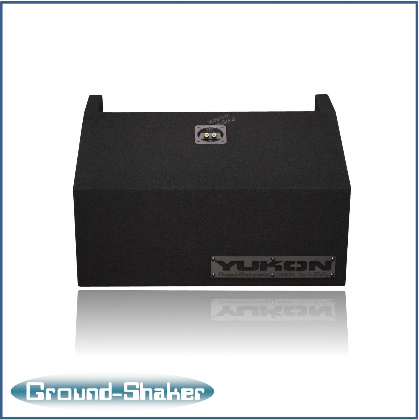 BLACK 10" SINGLE SEALED SUB BOX, FITS 92-24 GMC YUKON (w/3rd row seat)