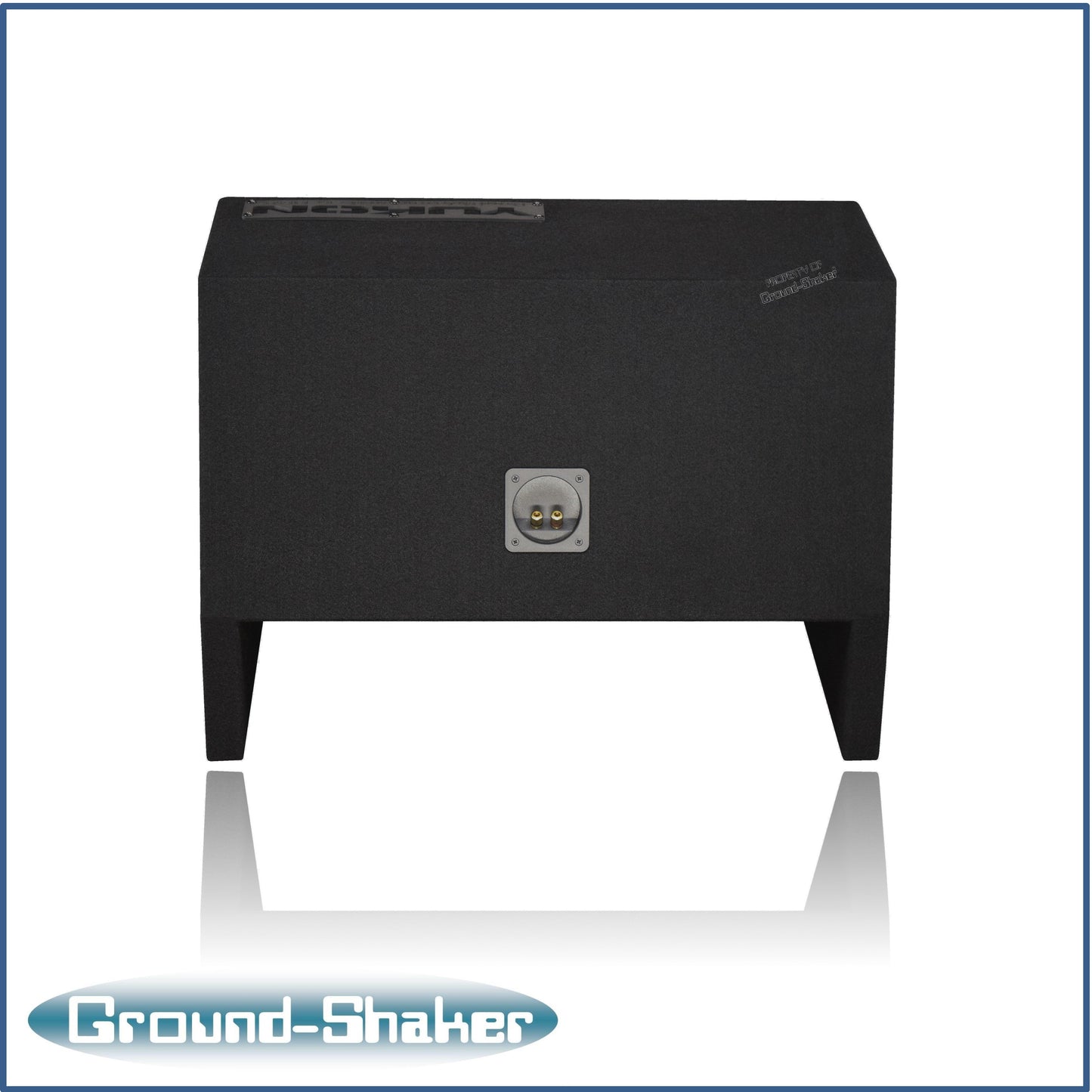 BLACK 10" SINGLE SEALED SOLOBARIC SUB BOX, FITS 92-24 GMC YUKON (w/3rd row seat)