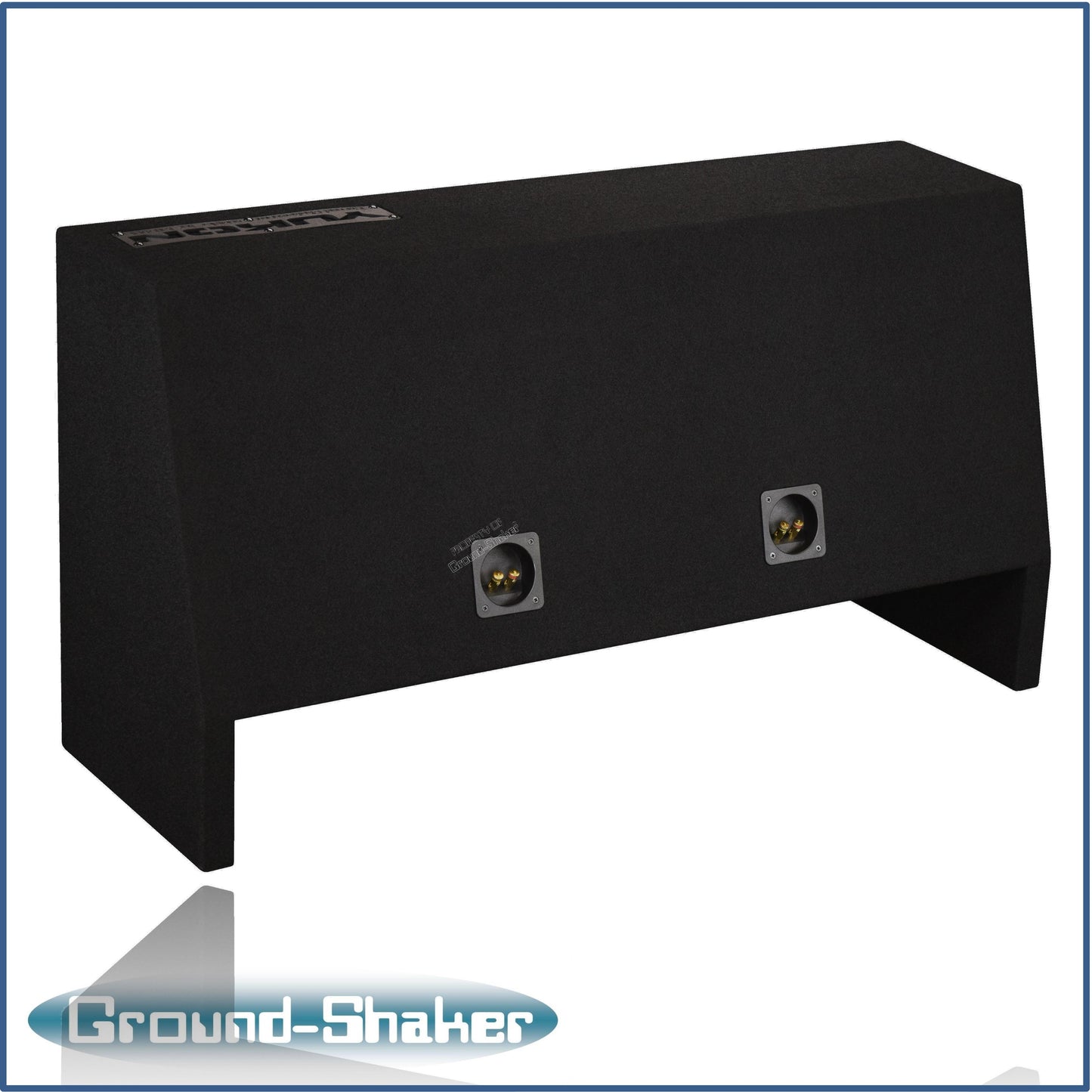 BLACK 12" DUAL PORTED SOLOBARIC SUB BOX, FITS 92-24 GMC YUKON (w/3rd row seat)