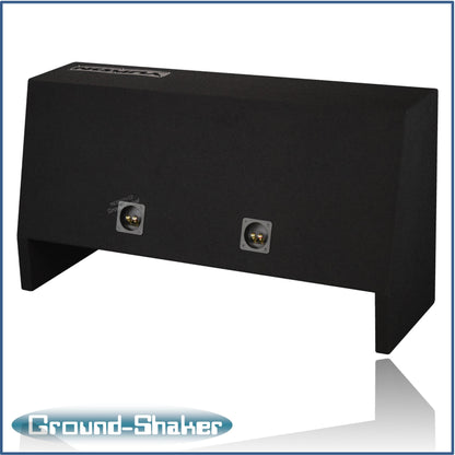 BLACK 12" DUAL PORTED SOLOBARIC SUB BOX, FITS 92-24 GMC YUKON (w/3rd row seat)