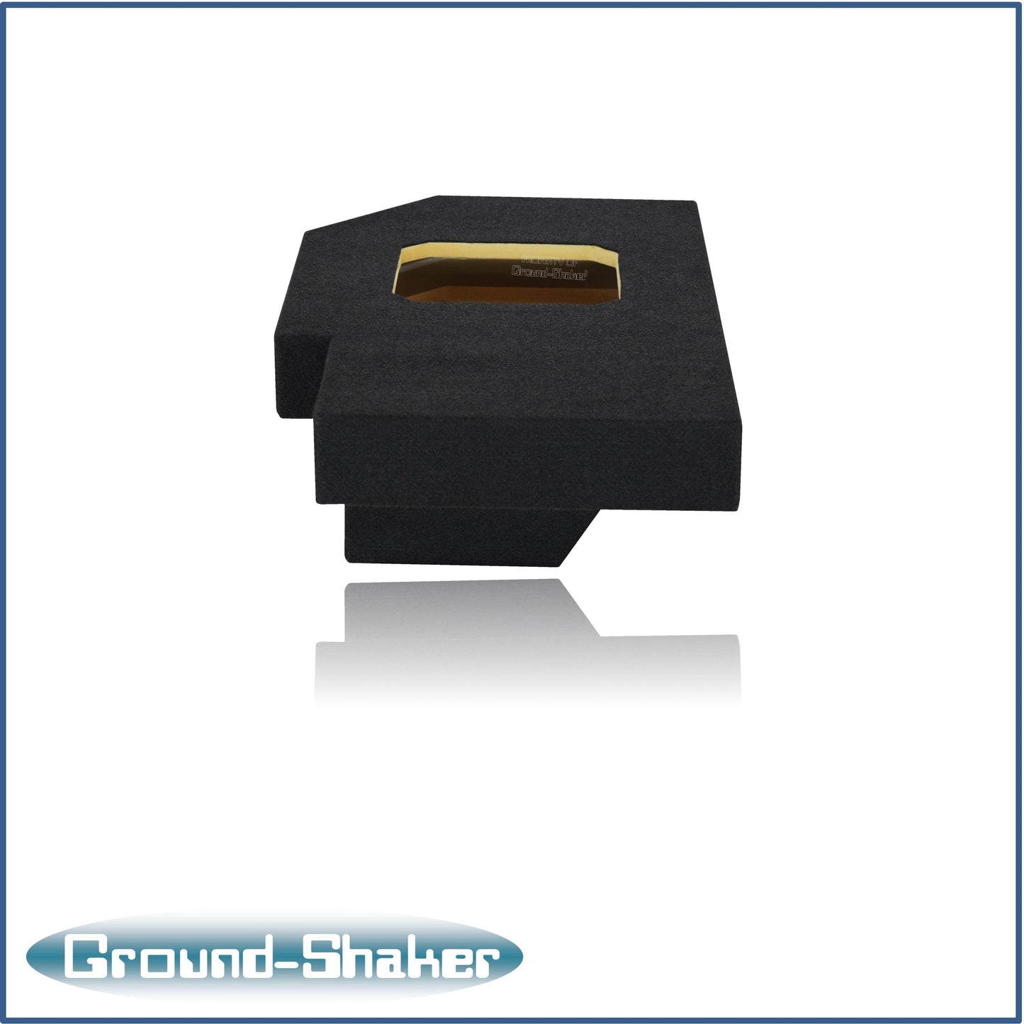 BLACK 8" SINGLE SEALED SOLOBARIC SUB BOX, FITS 02-18 DODGE RAM 1500 CREW-CAB & EXT-CAB