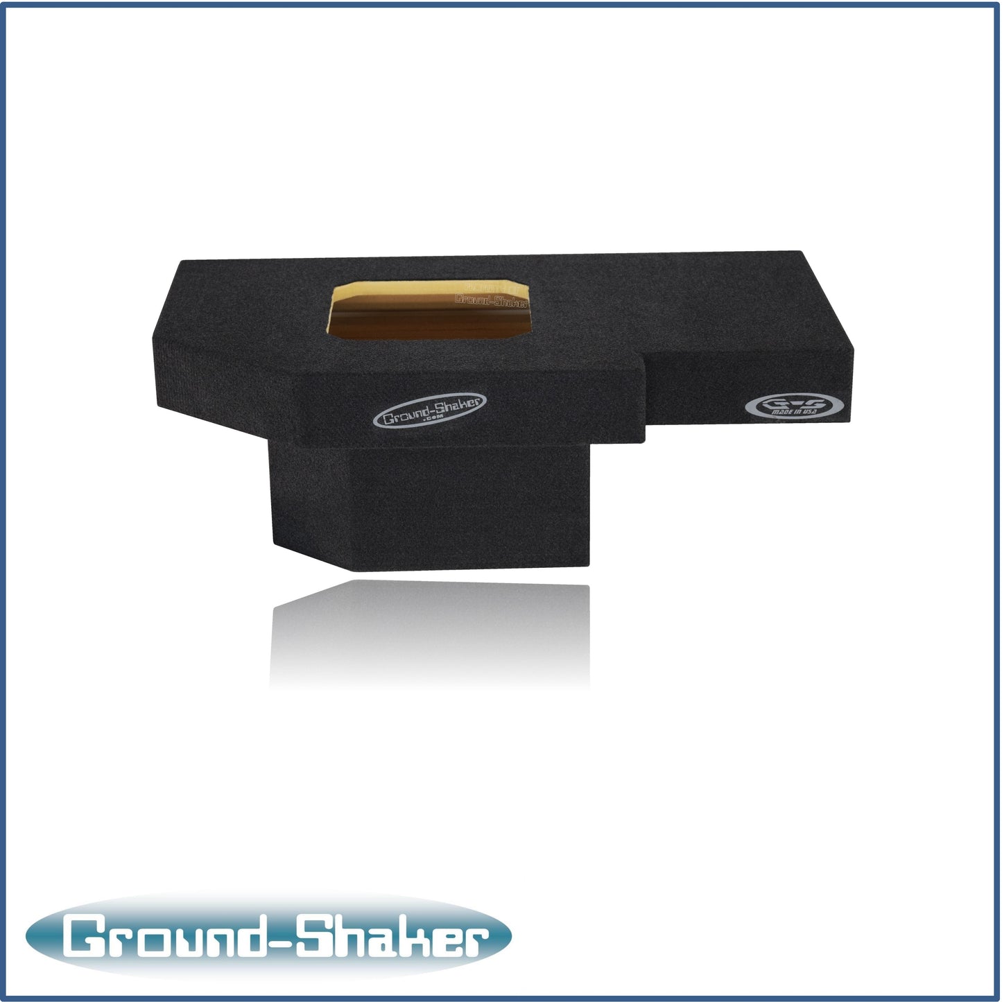 BLACK 8" SINGLE SEALED SOLOBARIC SUB BOX, FITS 02-18 DODGE RAM 1500 CREW-CAB & EXT-CAB